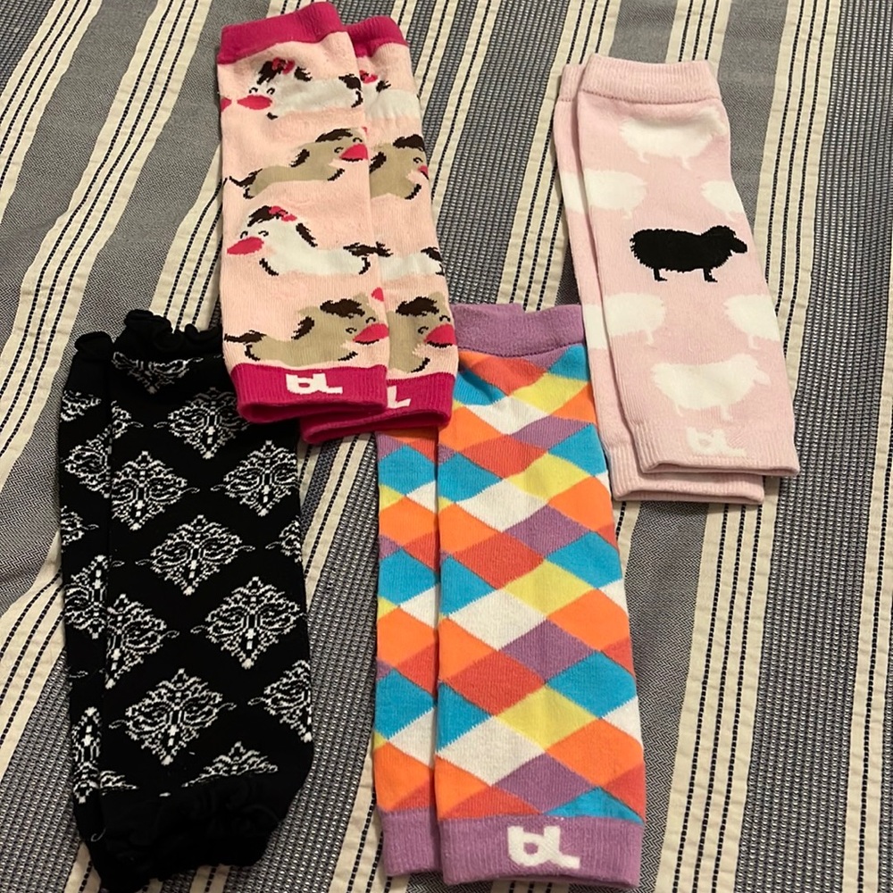 Babylegs baby leggings bundle of four.